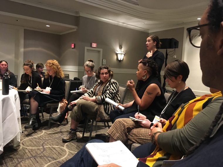 2019 Alliance of Artists Communities Conference (St. Paul, MN) – Equitable Capacity Roundtable facilitated by Lisa Funderburke Hoffman.
