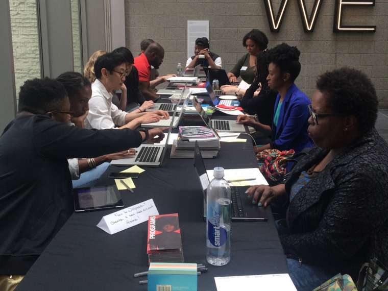 Black Lunch Table’s First Wikipedia Edit-a-thon at Studio Museum in Harlem, New York, NY 2015