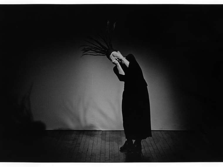 Meredith Monk, “Volcano Songs,” PS122 NYC, 1994
By Dona Ann McAdams
Image courtesy of the artist