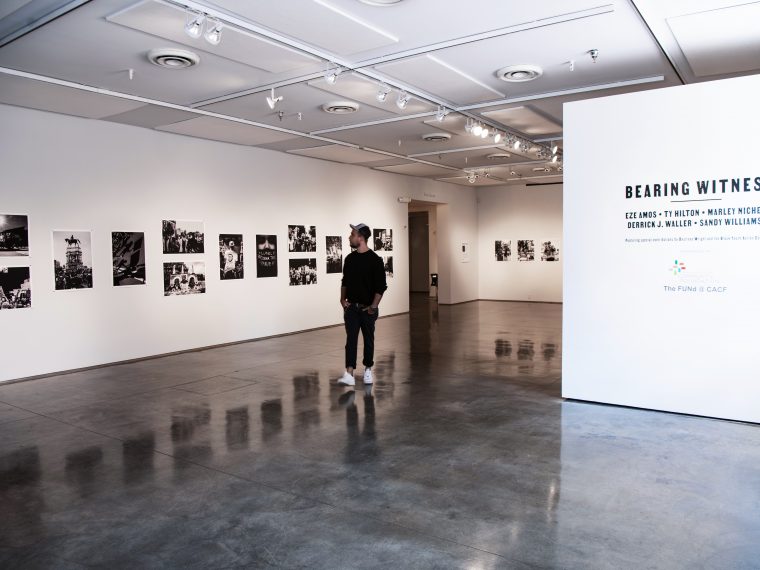 Bearing Witness, Group exhibition, 2020. Installation view. Photo courtesy of Jesús Pino Aguilar.