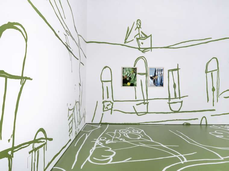 Installation view “On the Wall: Sheida Soleimani”, 2022. 