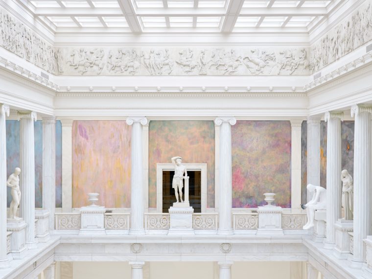 Thu Van Tran, Installation view of Colors of Grey, 2022, in the 58th Carnegie International. Courtesy of the artist and Carnegie Museum of Art. Photo by Sean Eaton. 