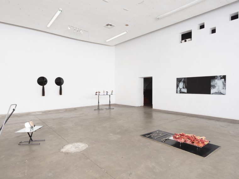 Xandra Ibarra, Nothing lower than i, 2022. Installation view.