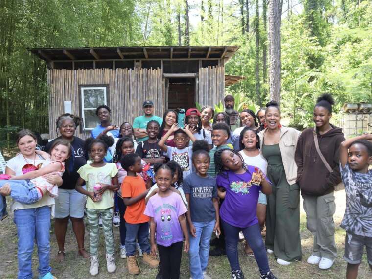 Coleman Arts Summer Program participants and staff visit Mahalah Farms in Cuba, AL. June 16, 2024. Photo by Danny Jai. 