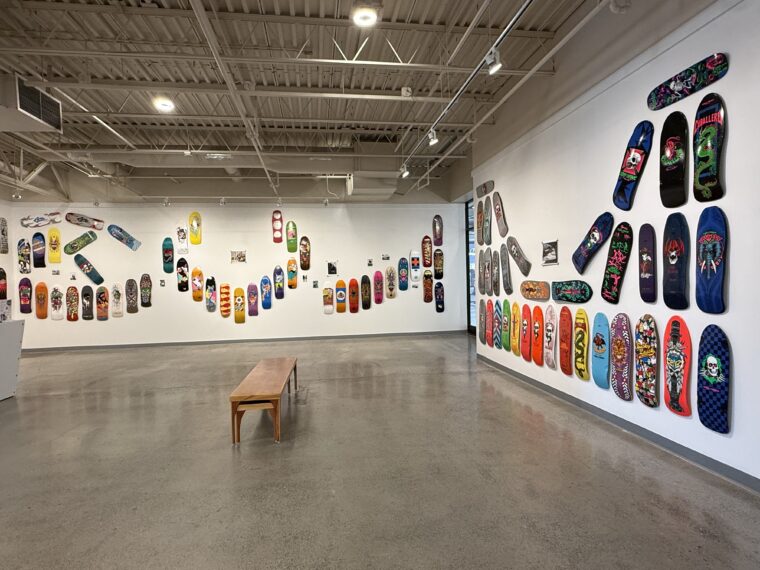 Installation view of Board Culture, 2025.