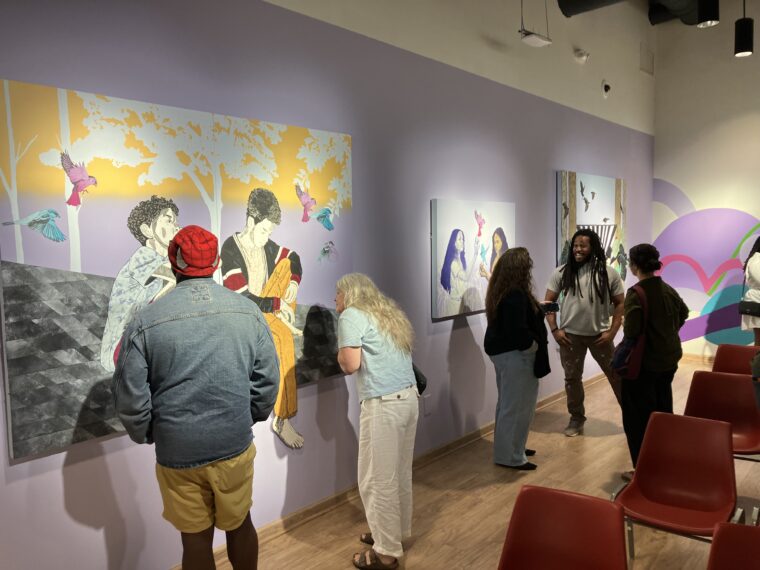 Jamaal Barber & Chole Alexander, In Tandem, 2025 (installation view). Photo crourtesy of Chloe Alexander. 