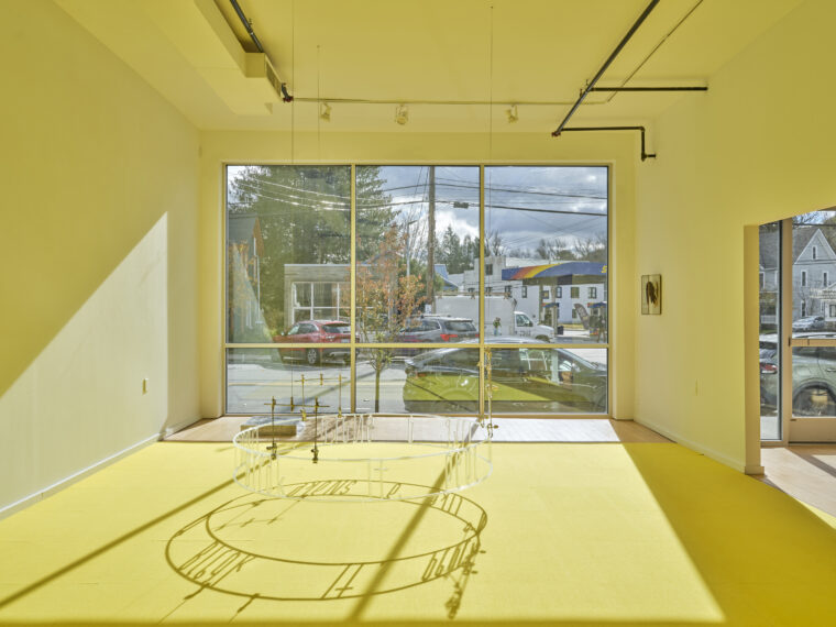 Installation view of Kat Chamberlin, 2025. Courtesy of Catskill Art Space. Photo by Zach Hyman.