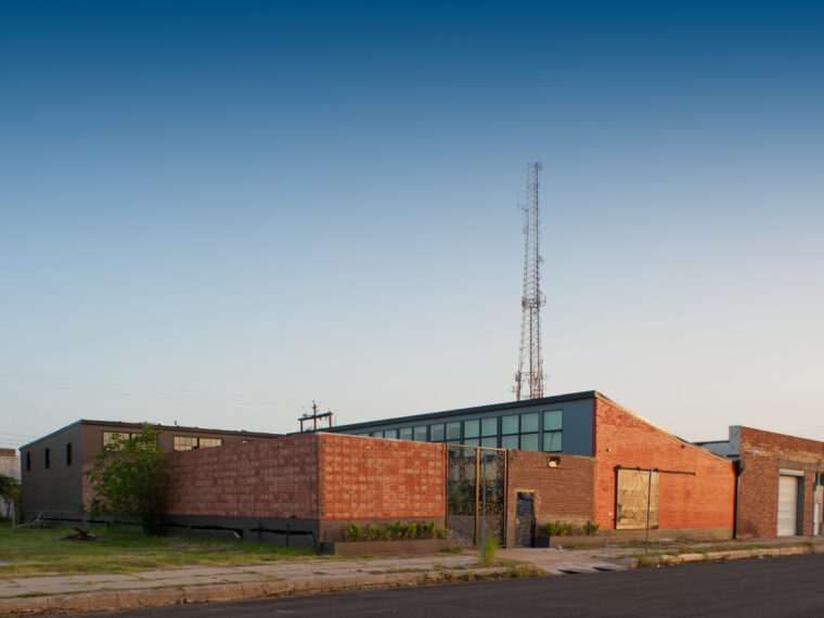 Exterior of the GAR Gallery and Studio Building. Photo by Logan Beck, 2012.