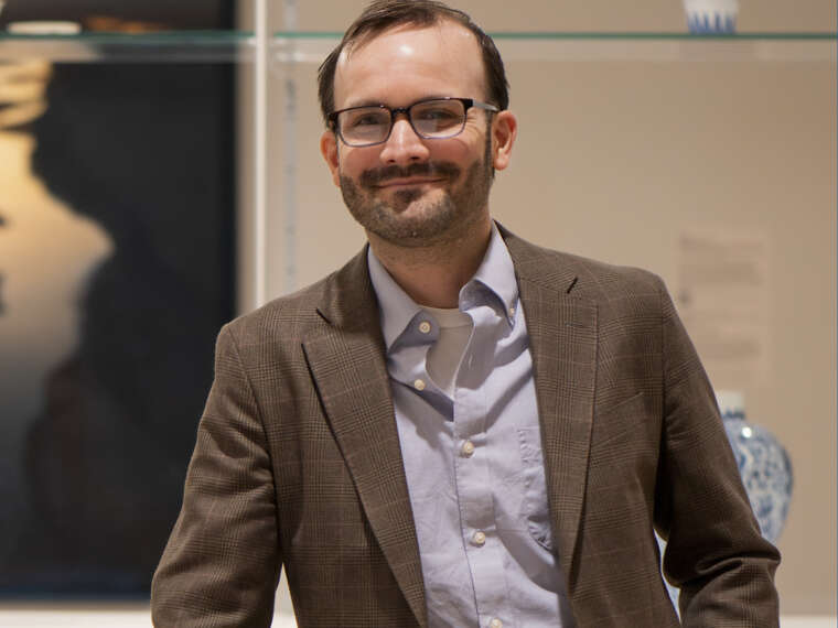 Ryan Clasby. Photo by Ryan Waggoner, Spencer Museum of Art.